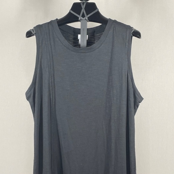 NEW Chicos Dress Womens 8 10 black maxi sheath casual classic - Picture 2 of 10